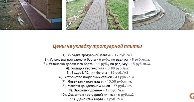 Тротуарная Плитка. Укладка от 100 м2 Сморгонь и Минск 2