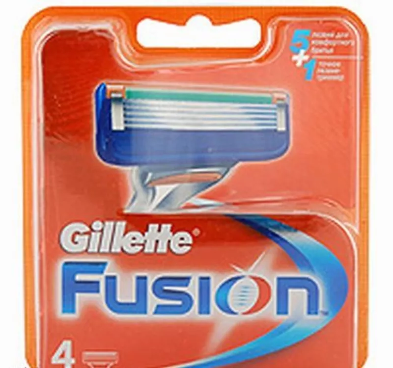 Gillette Fusion. Лезвия! Новый дизайн MVP!